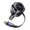 Car Charger Baseus Enjoyment Max 90W koos USB-C ja USB-A portidega