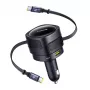 Car Charger Baseus Enjoyment Max 90W koos USB-C ja USB-A portidega