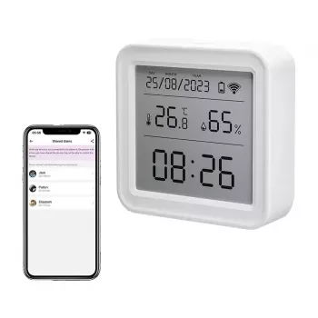 Temperatuuri- ja niiskusandur Gosund ST17 Zigbee LCD-ekraaniga