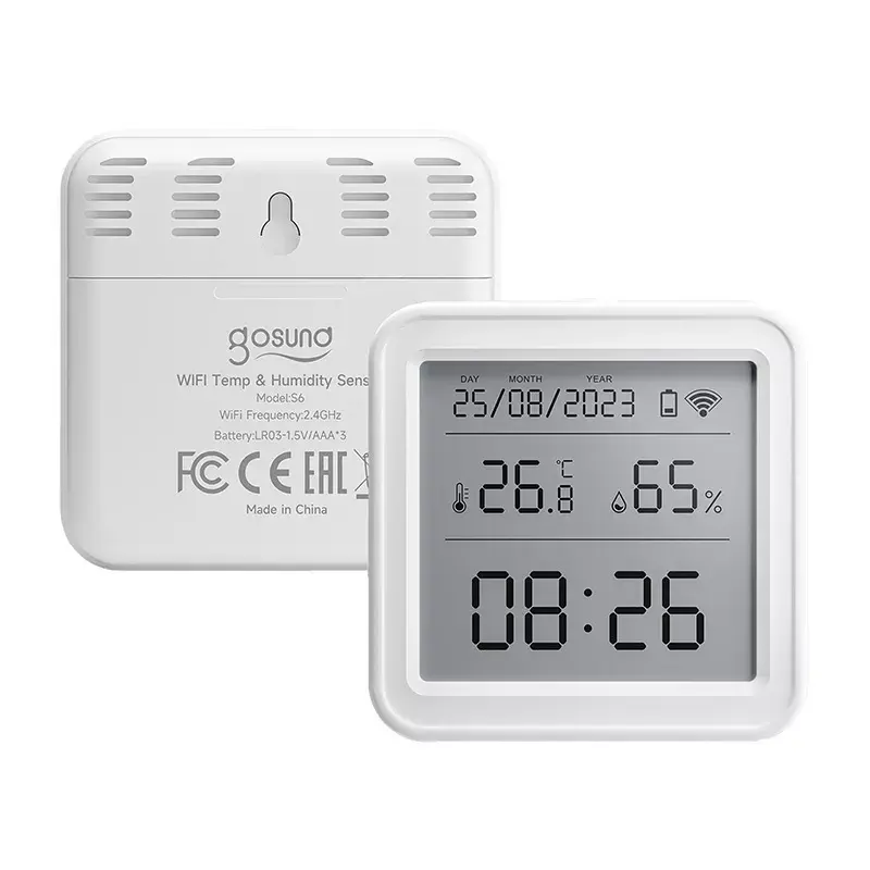 Temperatuuri- ja niiskusandur Gosund ST17 Zigbee LCD-ekraaniga