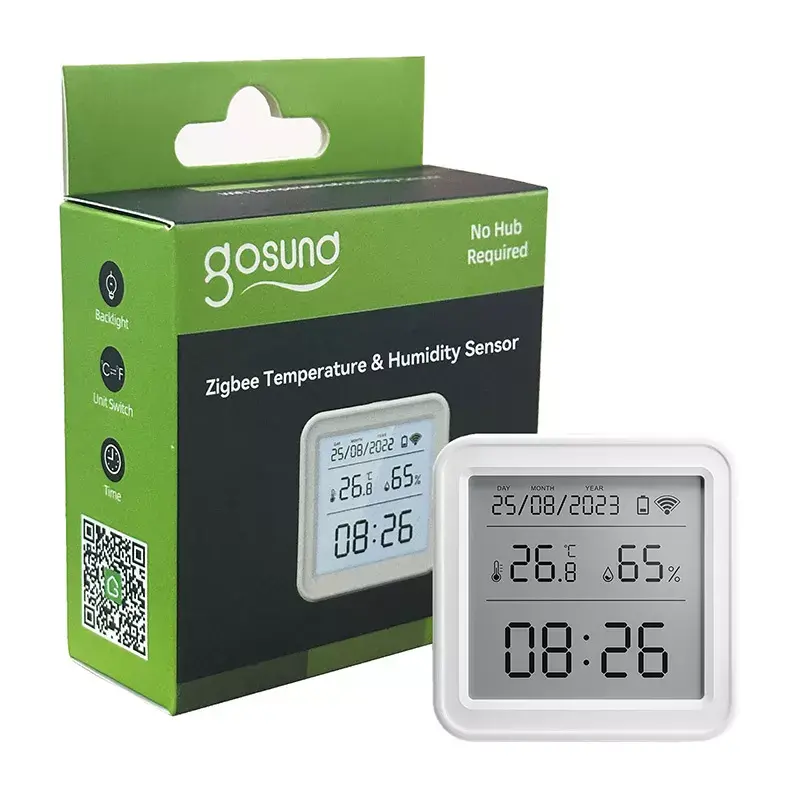 Temperatuuri- ja niiskusandur Gosund ST17 Zigbee LCD-ekraaniga
