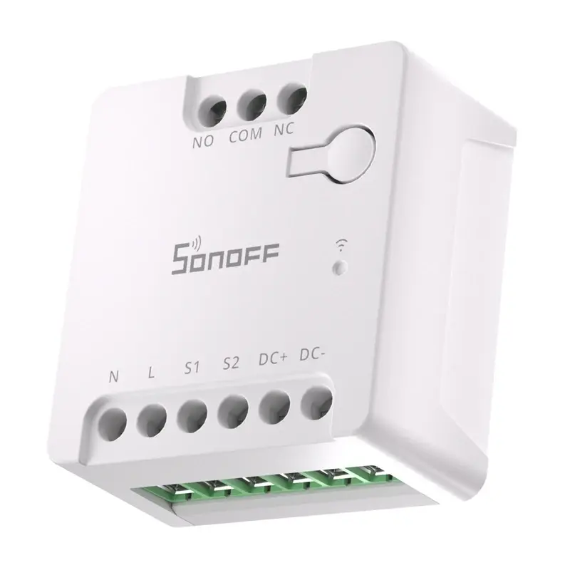 Nutikas Wi-Fi-lüliti Sonoff MINI-D AC/DC 12–48V potentsiaalivaba kontakt