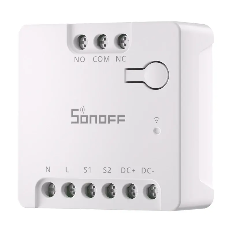 Nutikas Wi-Fi-lüliti Sonoff MINI-D AC/DC 12–48V potentsiaalivaba kontakt
