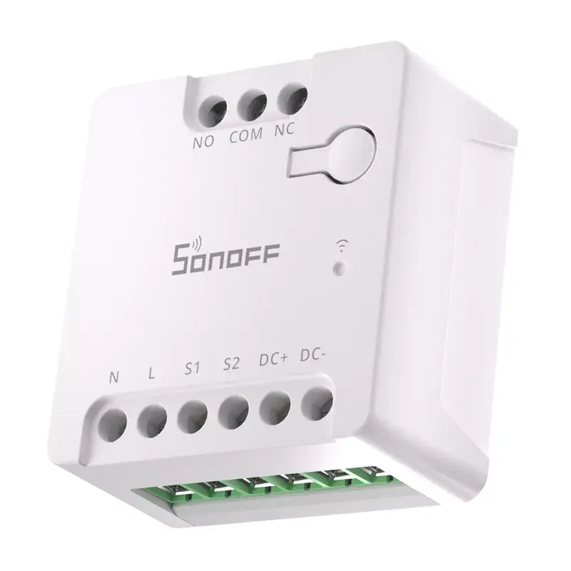 Nutikas Wi-Fi-lüliti Sonoff MINI-D AC/DC 12–48V potentsiaalivaba kontakt