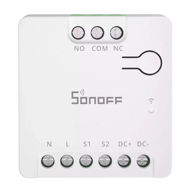 Nutikas Wi-Fi-lüliti Sonoff MINI-D AC/DC 12–48V potentsiaalivaba kontakt