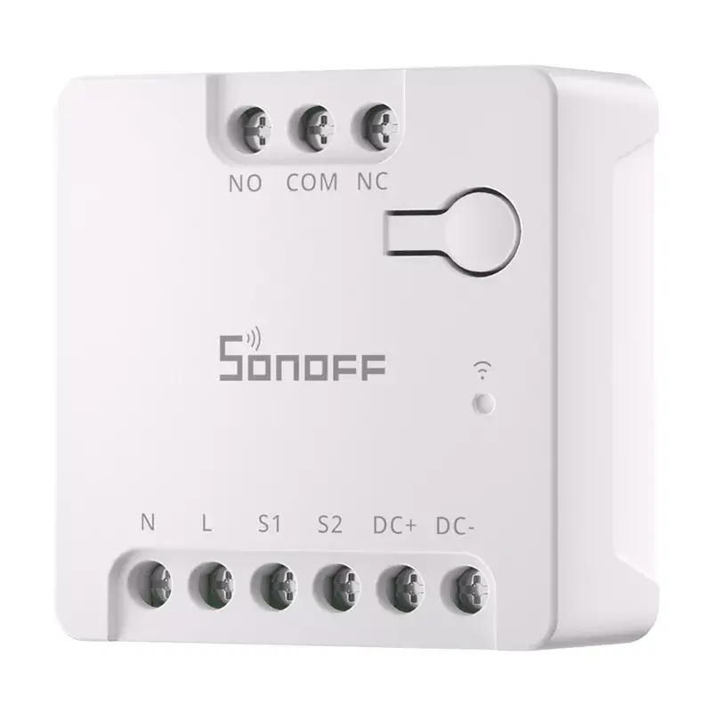 Nutikas Wi-Fi-lüliti Sonoff MINI-D AC/DC 12–48V potentsiaalivaba kontakt
