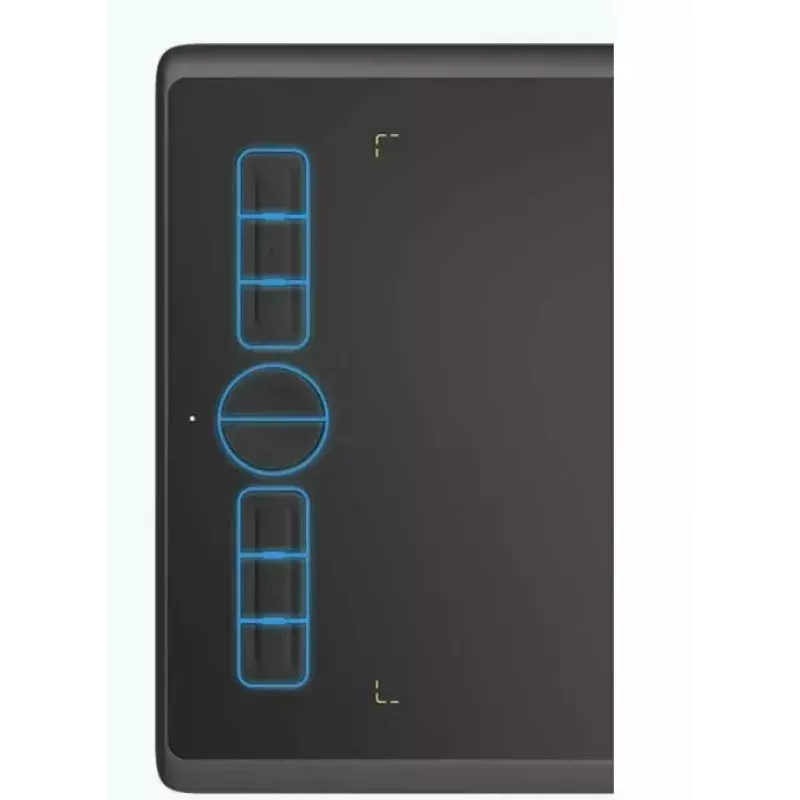 Graafikatahvel HUION Inspiroy H580X — aktiivne ala 8,5×5,0 tolli, 5080 LPI, 8192 survetaset, 8 programmeeritavat klahvi, USB-C