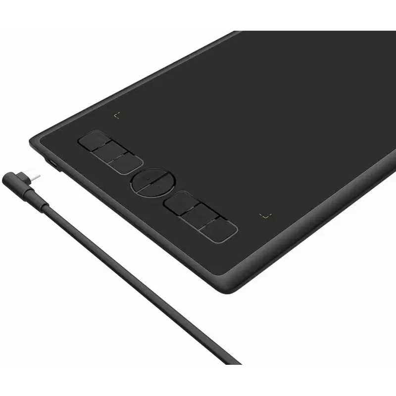Graafikatahvel HUION Inspiroy H580X — aktiivne ala 8,5×5,0 tolli, 5080 LPI, 8192 survetaset, 8 programmeeritavat klahvi, USB-C