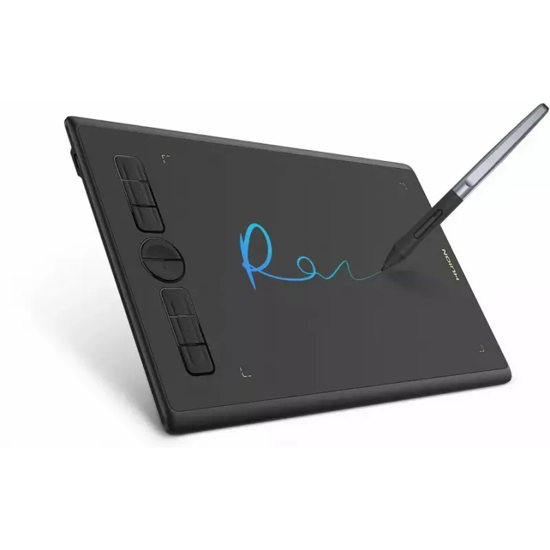 Graafikatahvel HUION Inspiroy H580X — aktiivne ala 8,5×5,0 tolli, 5080 LPI, 8192 survetaset, 8 programmeeritavat klahvi, USB-C