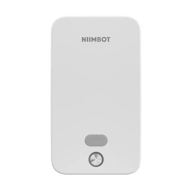 Sildiprinter NIIMBOT K2 valge — kaasaskantav Bluetooth-sildiprinter, kompaktne disain