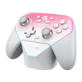 Juhtmevaba kontroller GameSir SuperNova T4n Pro Roosa — Bluetooth, ergonoomiline käeshoitav disain