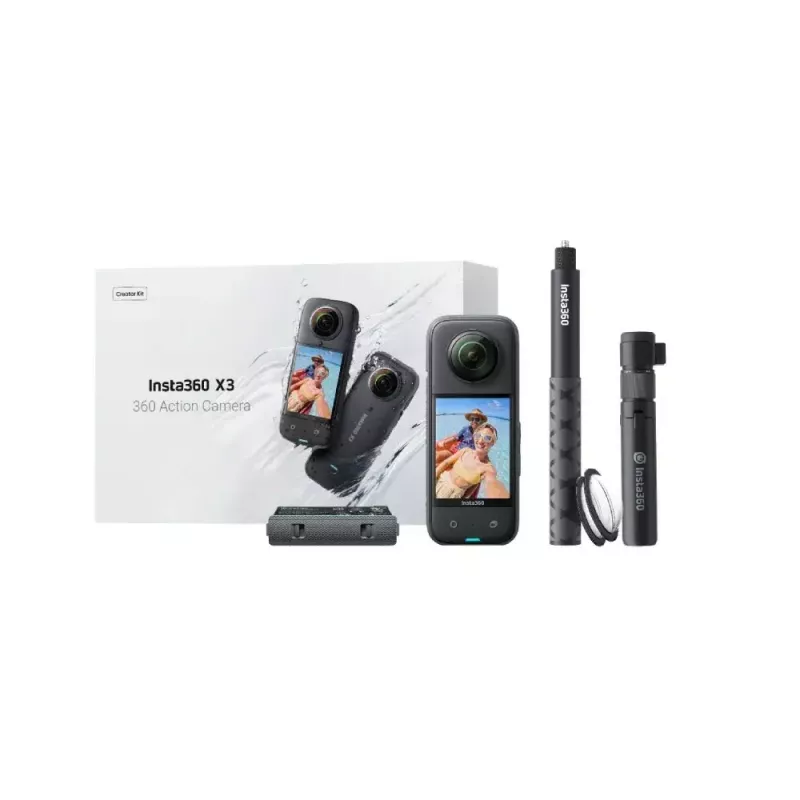 360° kaamera Insta360 X3 veekindel 5.7K – Insta360 X3 5.7K 360° veekindel action-kaamera