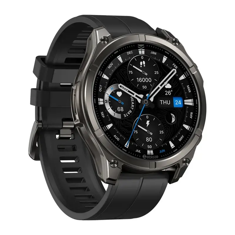 Nutikell Zeblaze Vibe 8 Abyss Must pulsikellaga, veekindel