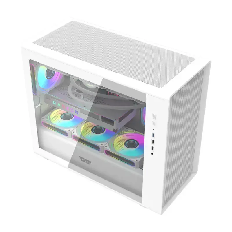 Arvutikorpus Darkflash DB460M Micro ATX valge