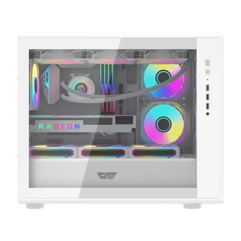 Arvutikorpus Darkflash DB460M Micro ATX valge