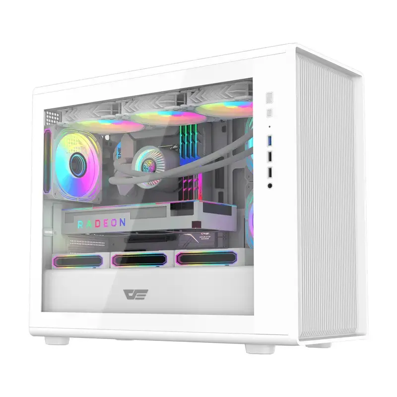 Arvutikorpus Darkflash DB460M Micro ATX valge