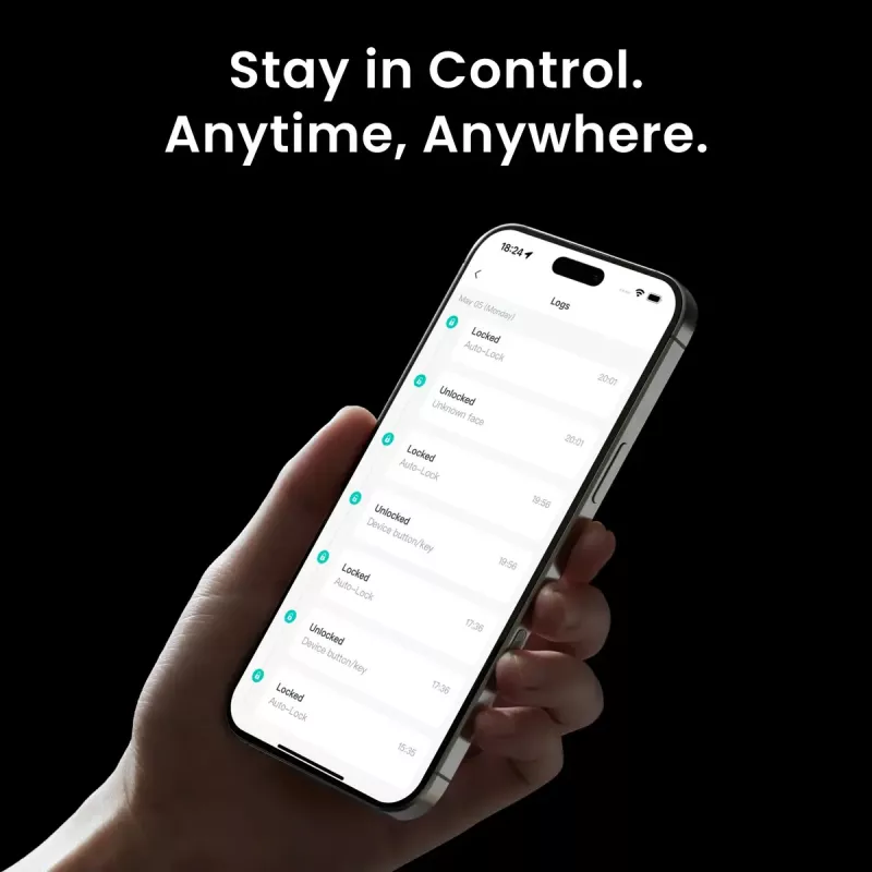 Smart lock SwitchBot W5600000 kaugjuurdepääsu ja turvafunktsioonidega