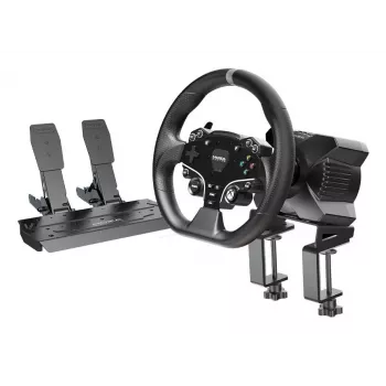 Moza Racing R3 komplekt Xboxile ja arvutile, rool + pedaalid, arvuti, Xbox One, Xbox Series S, Xbox Series X, kodunupp, 360°, otseveoline, reguleeritav