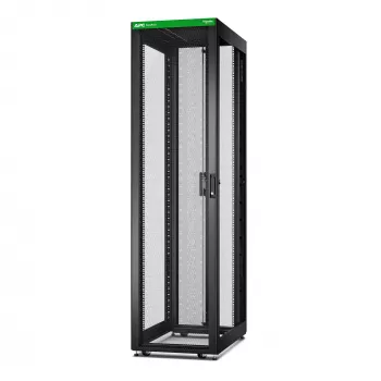 APC Easy Rack, 48U, must, katusega, rataste, jalgade, 4 kronsteini ja põhjaga, ilma külgpaneelideta, 2258K x 600L x 1000S mm