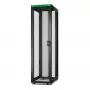 APC Easy Rack, 48U, must, katusega, rataste, jalgade, 4 kronsteini ja põhjaga, ilma külgpaneelideta, 2258K x 600L x 1000S mm