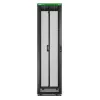 APC Easy Rack, 48U, must, katusega, rataste, jalgade, 4 kronsteini ja põhjaga, ilma külgpaneelideta, 2258K x 600L x 1000S mm