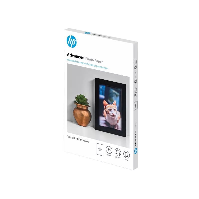 HP Advanced fotopaber läikiv 250 g/m² 10 x 15 cm (101 x 152 mm) 25 lehte