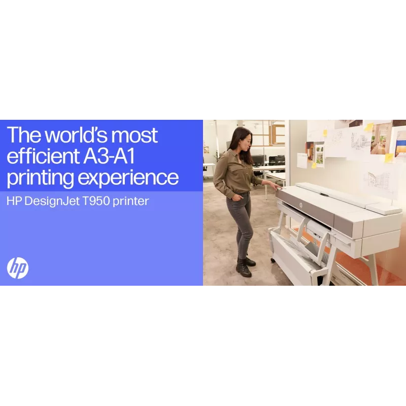 Printer HP DesignJet T950 36-tolline termotindiprinter 2400x1200 DPI