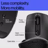 HP 695 taaslaetav juhtmevaba hiir, mõlemakäeline, Bluetooth, 4000 DPI, must