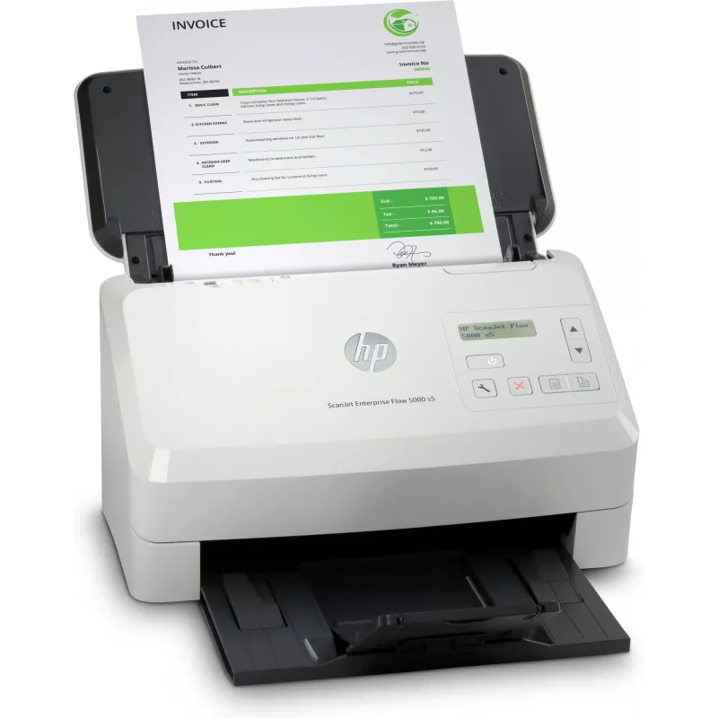 HP Scanjet Enterprise Flow 5000 s5 lehtskanner 600 x 600 DPI A4 Valge