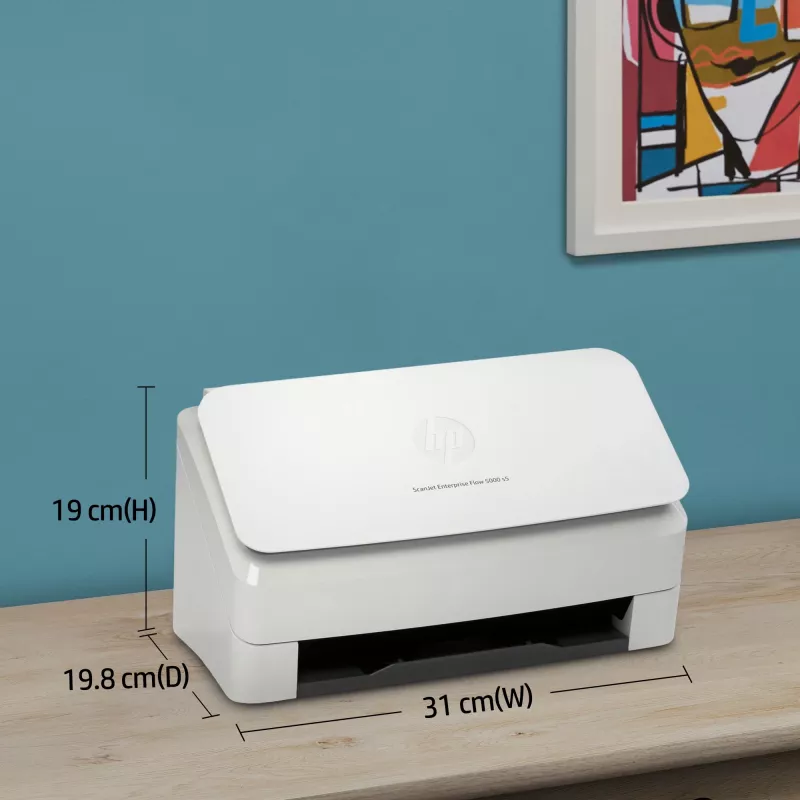HP Scanjet Enterprise Flow 5000 s5 lehtskanner 600 x 600 DPI A4 Valge