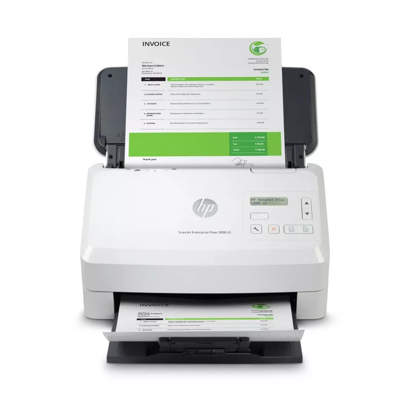 HP Scanjet Enterprise Flow 5000 s5 lehtskanner 600 x 600 DPI A4 Valge