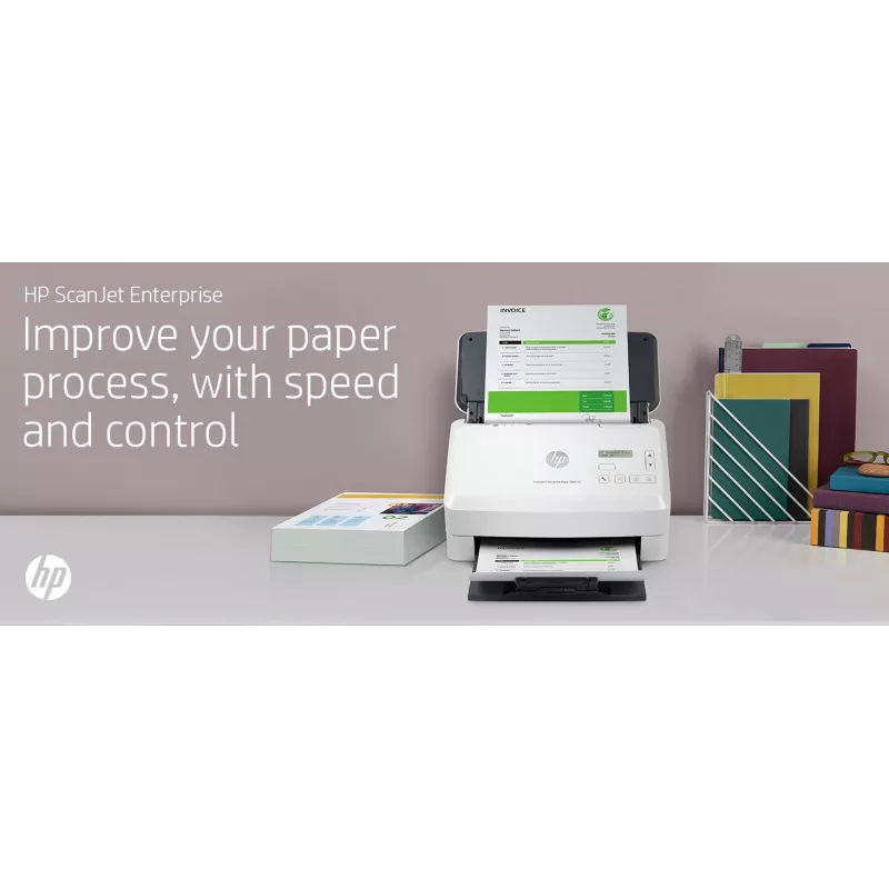 HP Scanjet Enterprise Flow 5000 s5 lehtskanner 600 x 600 DPI A4 Valge