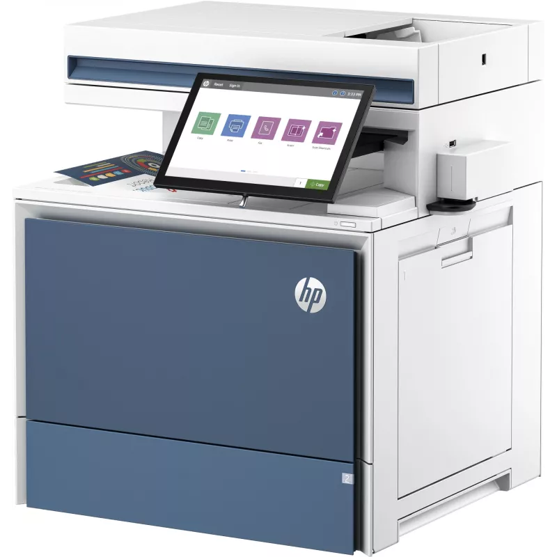 HP Color LaserJet Enterprise Flow MFP 5800zf printer, laser, värvitrükk, 1200 x 1200 DPI, A4, otsetrükk, valge