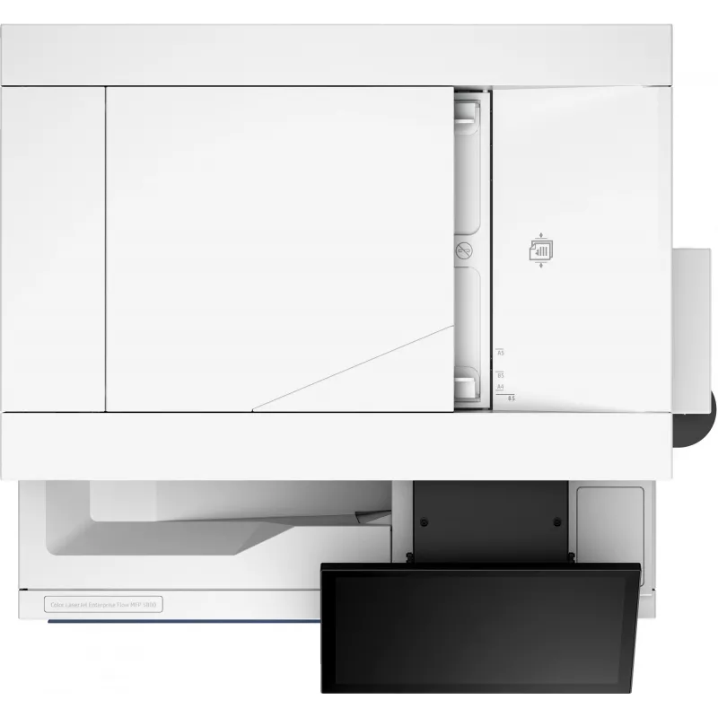 HP Color LaserJet Enterprise Flow MFP 5800zf printer, laser, värvitrükk, 1200 x 1200 DPI, A4, otsetrükk, valge