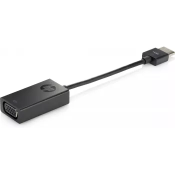 HP HDMI-VGA-adapter, 0,045 m, HDMI, VGA (D-Sub), isane, emane, must