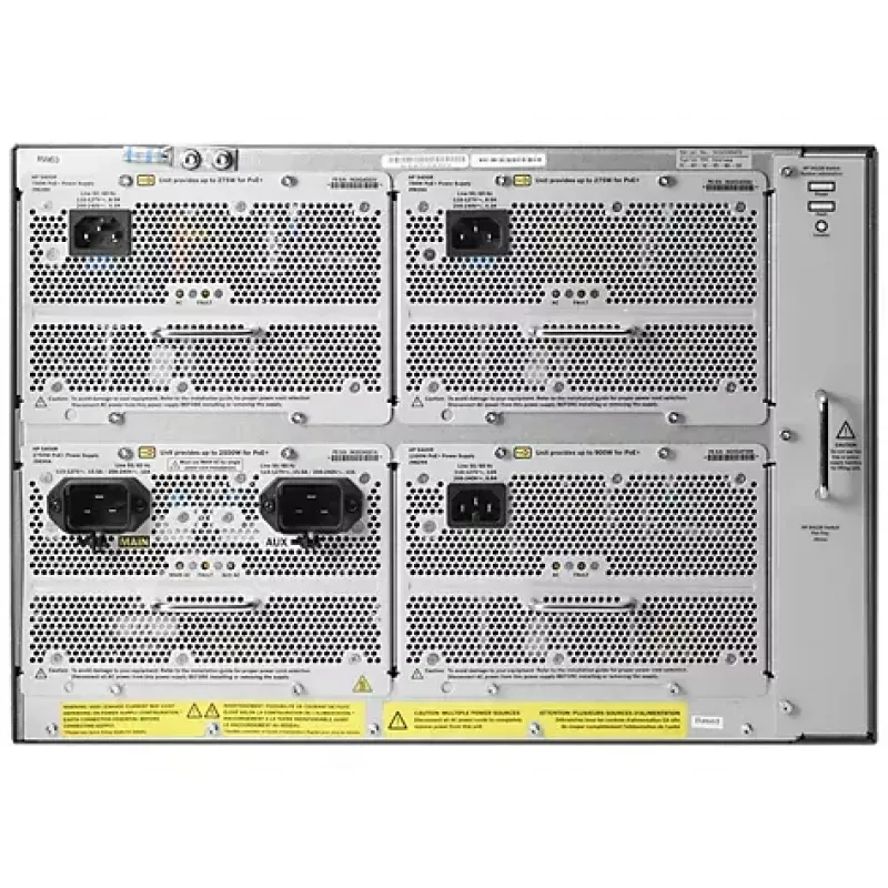 Võrgukorpus HP 5412R zl2 raamikorpus 12 moodulipesaga, toetab kuni 96 10GbE või 288 10/100/1000 porti (J9822A)