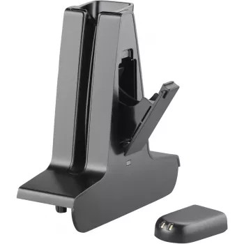 POLY Savi 8245 Deluxe Cradle with Battery telefonihoidik alus must