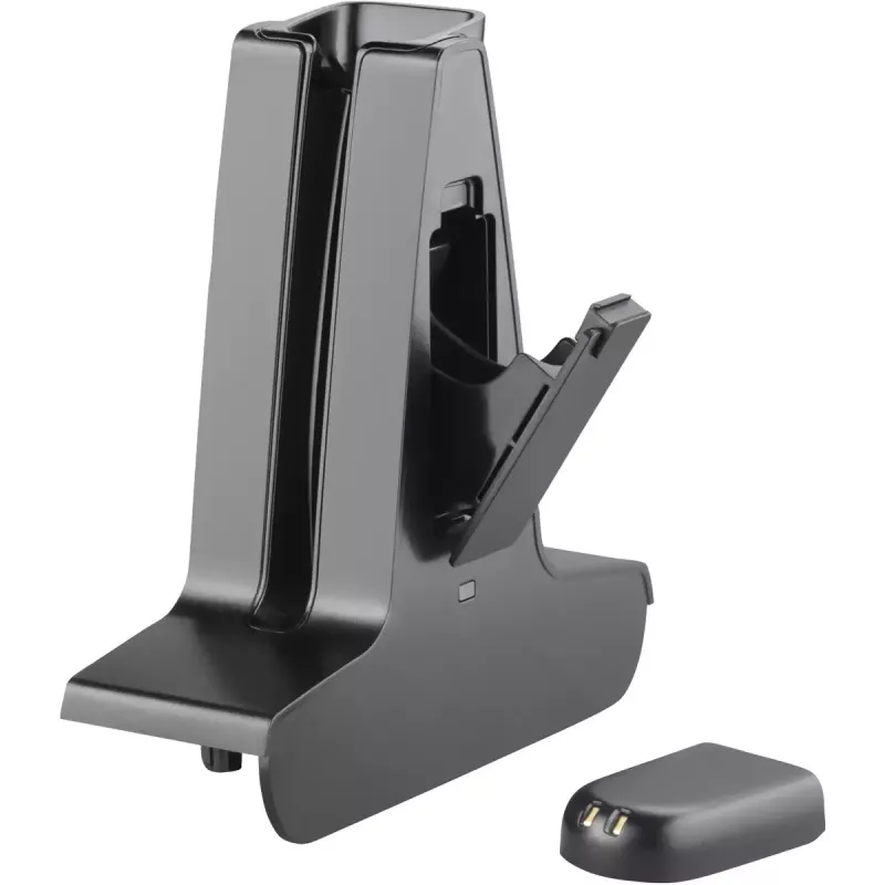 POLY Savi 8245 Deluxe Cradle with Battery telefonihoidik alus must