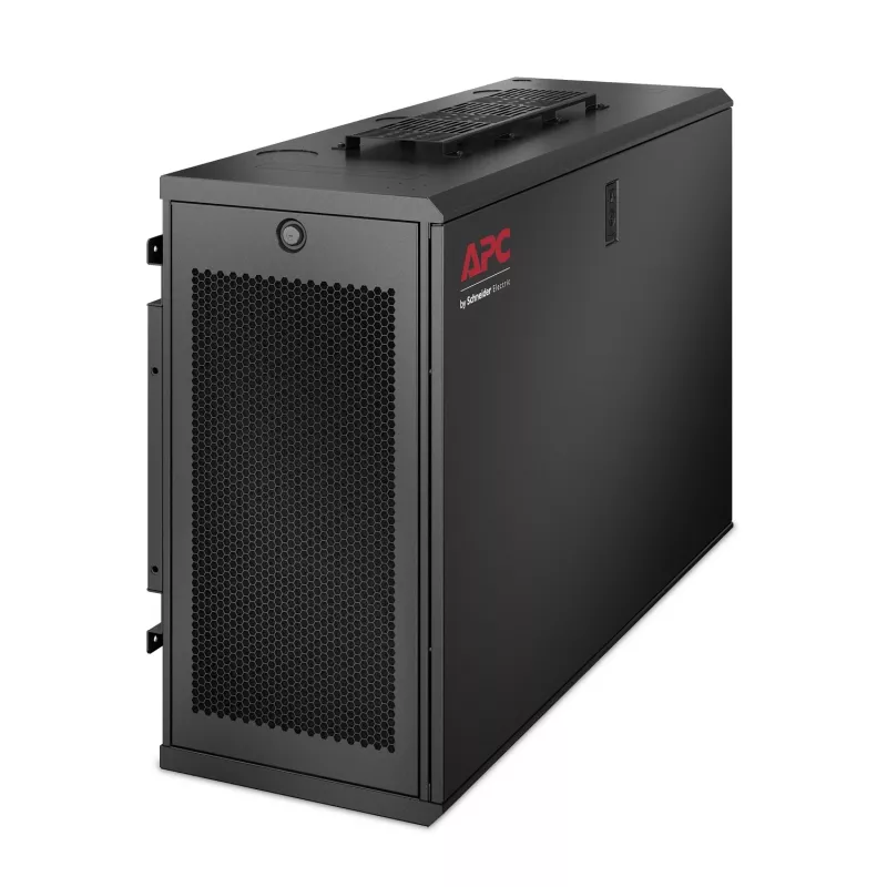 APC NetShelter 6U madalprofiiliga seinale kinnitatav riiulikorpus 230V serveri sügavus