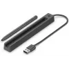 HP õhuke laetav pliiatsilaadija, siseruumides, USB, 0,15 m, must