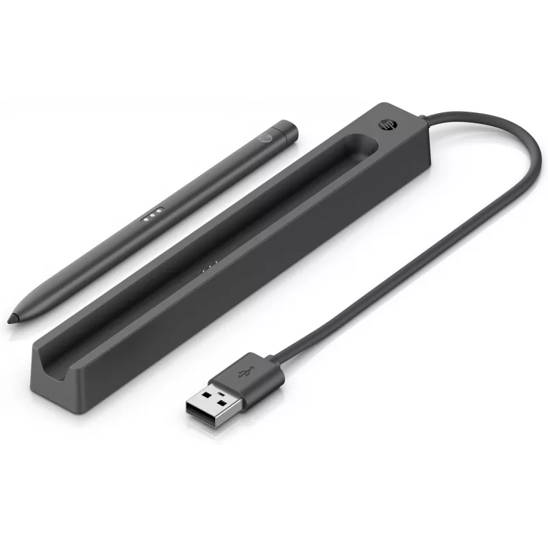 HP õhuke laetav pliiatsilaadija, siseruumides, USB, 0,15 m, must