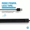 HP õhuke laetav pliiatsilaadija, siseruumides, USB, 0,15 m, must