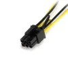 StarTech.com 6-tolline SATA toiteadapter 6-kontaktilisele PCI Express videokaardi toitepistikule