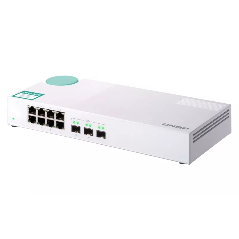 QNAP QSW-308S võrgukommutaator Haldamata Gigabit Ethernet (10/100/1000) Valge