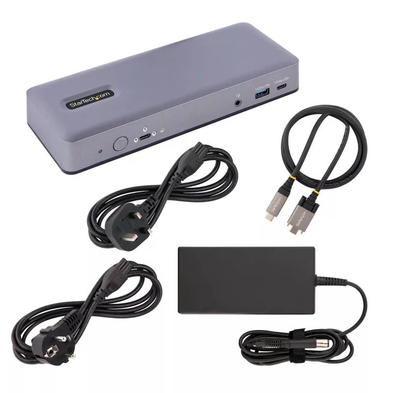 StarTech.com DK31C3MNCRUE sülearvuti dokk/pordireplikaator Juhtmega ühendatud USB 3.2 Gen 2 (3.1 Gen 2) USB-C