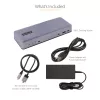 StarTech.com DK31C3MNCRUE sülearvuti dokk/pordireplikaator Juhtmega ühendatud USB 3.2 Gen 2 (3.1 Gen 2) USB-C