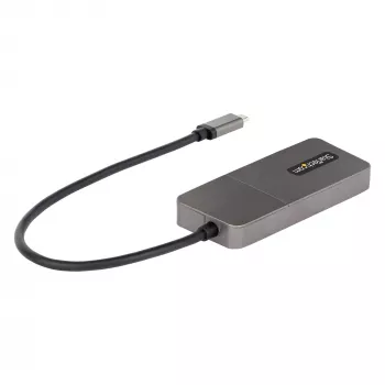 StarTech.com 3-pordiline USB-C MST jaotur – USB-C-lt 3-le HDMI-le mitme monitori adapter sülearvutile – Kolm HDMI-d kuni 4K 60Hz DP 1.4 alt režiimi & DSC-ga – HDR – 1 jala (30cm) kaabel – Ainult Windows