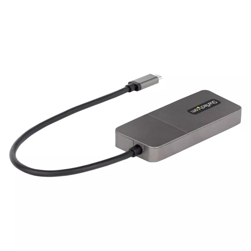 StarTech.com 3-pordiline USB-C MST jaotur – USB-C-lt 3-le HDMI-le mitme monitori adapter sülearvutile – Kolm HDMI-d kuni 4K 60Hz DP 1.4 alt režiimi & DSC-ga – HDR – 1 jala (30cm) kaabel – Ainult Windows