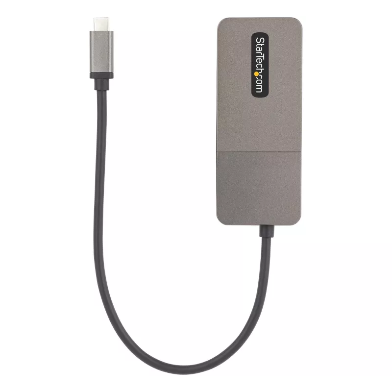 StarTech.com 3-pordiline USB-C MST jaotur – USB-C-lt 3-le HDMI-le mitme monitori adapter sülearvutile – Kolm HDMI-d kuni 4K 60Hz DP 1.4 alt režiimi & DSC-ga – HDR – 1 jala (30cm) kaabel – Ainult Windows