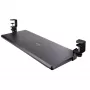 StarTech.com lauaalune klaviatuurialus, klambritega ergonoomiline klaviatuurihoidik, kuni 12 kg (26,5 naela), liugklaviatuuri- ja hiirealus C-klambritega, kõrgusega reguleeritav klaviatuurialus (3,9/4,7/5,5 tolli)